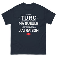Thumbnail for T-shirt Turquie marine - Je suis turc, j'affirme ma fierté