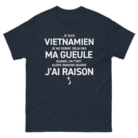 Thumbnail for T-shirt Vietnam marine - Je suis Vietnamien, je ne ferme pas ma gueule