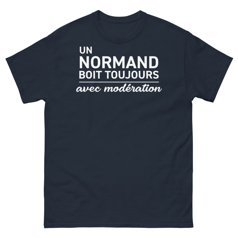 T-shirt Normand marine - Boire avec Modération