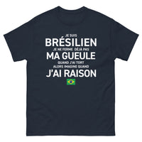 Thumbnail for T-shirt Brésilien marine - Ne Ferme Pas Ta Gueule