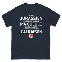 Thumbnail for T-shirt Jurassien marine - Fierté et humour local