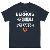 Thumbnail for T-shirt Bernois marine - Je ne ferme pas ma gueule