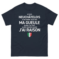 Thumbnail for T-shirt Neuchâtelois marine - Fier de mes convictions