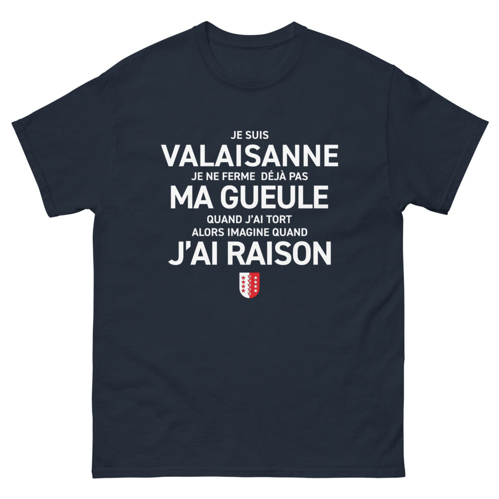 T-shirt Valaisanne marine - Fier et authentique
