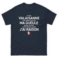 Thumbnail for T-shirt Valaisanne marine - Fier et authentique