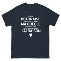 Thumbnail for T-shirt Béarnaise marine - Je ne ferme déjà pas ma gueule
