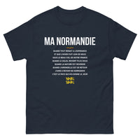 Thumbnail for T-shirt Normandie marine - Souvenirs d'une journée à ciel couvert