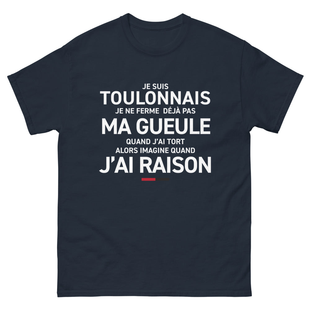 T-shirt Toulon marine - Fier et audacieux esprit toulonnais
