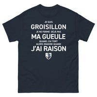 Thumbnail for T-shirt Groisillon marine - Je suis Groisillon avec humour