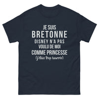 Thumbnail for T-shirt Bretagne marine - Je suis bretonne, Disney n'a pas voulu de moi