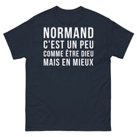 Thumbnail for T-shirt Normand marine - c'est un peu comme être dieu, mais en mieux