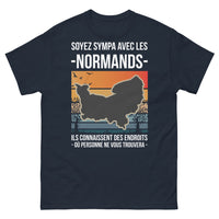 Thumbnail for T-shirt Normand marine - Soyez sympa avec les Normands