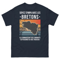 Thumbnail for T-shirt Bretagne marine - Soyez sympa avec les Bretons