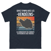 Thumbnail for T-shirt Vendée marine - Soyez sympa avec les Vendéens