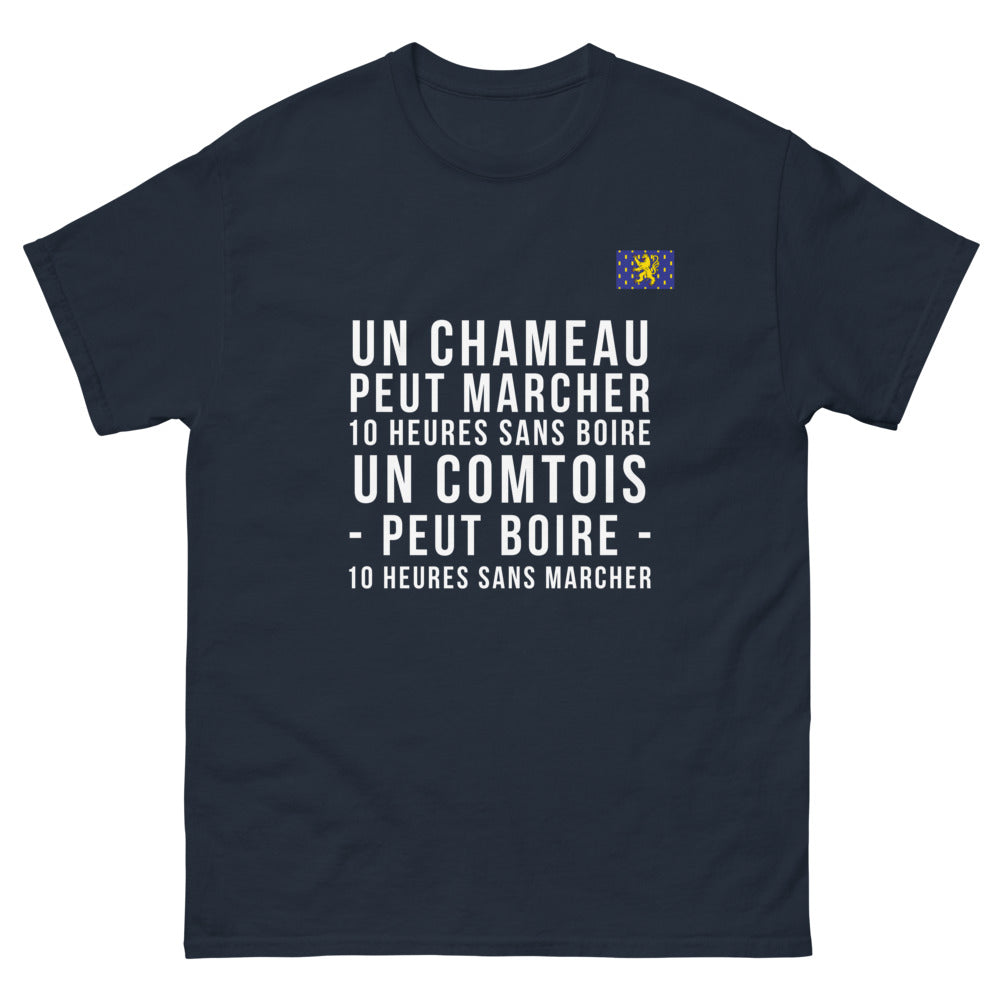 T-shirt Comtois marine - Un hommage à l'endurance humoristique
