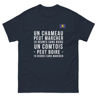 Thumbnail for T-shirt Comtois marine - Un hommage à l'endurance humoristique