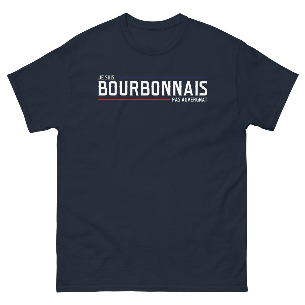 T-shirt Bourbonnais marine - Je suis Bourbonnais pas Auvergnat