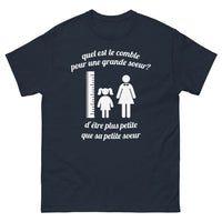 Thumbnail for T-shirt Grande Sœur marine - Quel est le comble pour une grande sœur ?