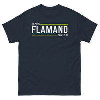 Thumbnail for T-shirt Flamand marine - Je suis Flamand, pas Ch'ti