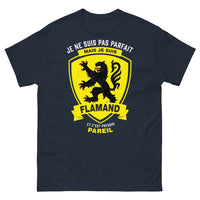 Thumbnail for T-shirt Flamand marine - Je ne suis pas parfait mais quasi!