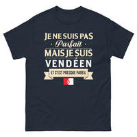 Thumbnail for T-shirt Vendée marine - Je ne suis pas parfait mais je suis vendéen