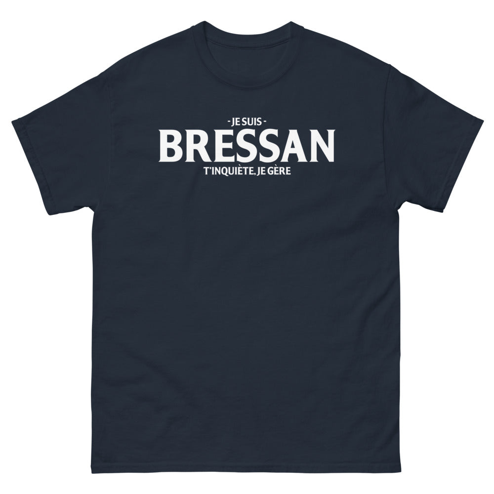 T-shirt Bresse marine - Inquiète, Je Gère