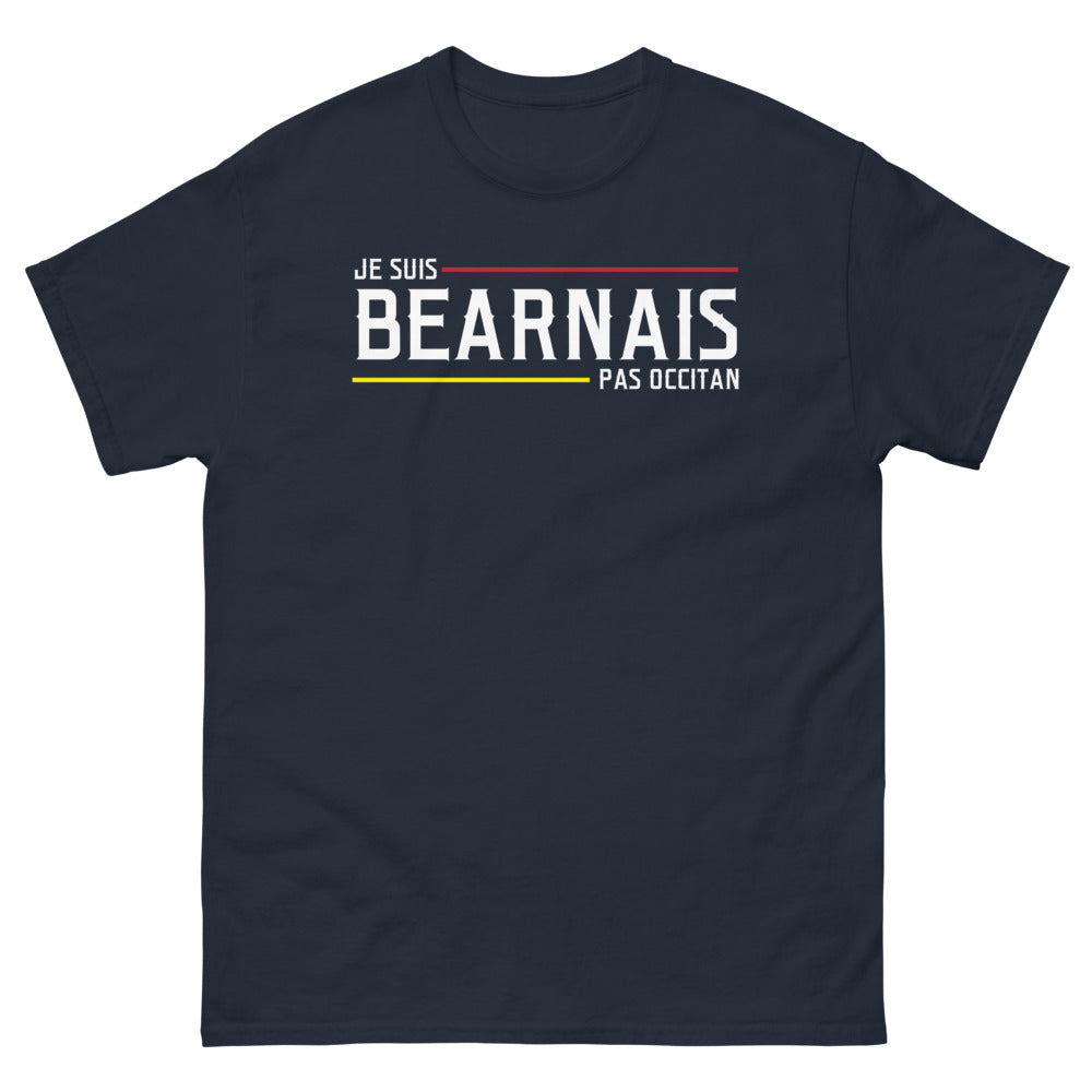 T-shirt Béarnais marine - Je suis Béarnais, pas Occitan