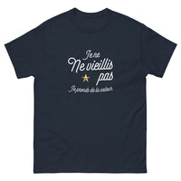 Thumbnail for T-shirt humour noir dos - Je ne vieillis pas, je prends de la valeur