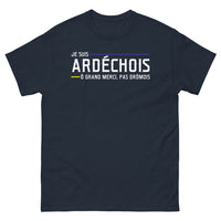 Thumbnail for T-shirt Ardéchois marine - Je suis Ardéchois, ô grand merci