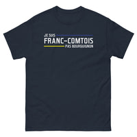 Thumbnail for T-shirt Franche-Comté marine - Je suis Franc-Comtois Pas Bourguignon