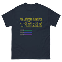 Thumbnail for T-shirt Père Sombre marine - Je suis ton père