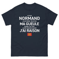 Thumbnail for T-shirt Normand marine - Je ne ferme pas ma gueule