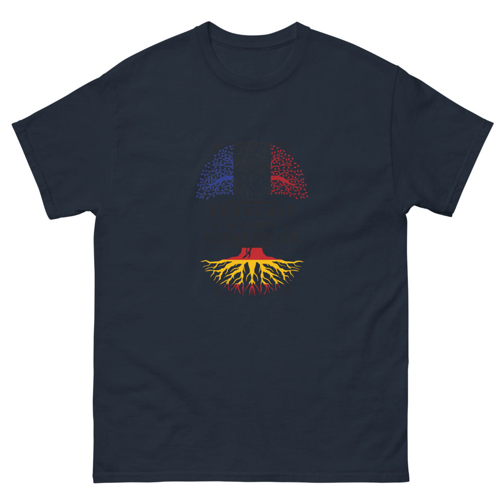 T-shirt Espagnol marine - Héritage et humour culturel