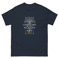 Thumbnail for T-shirt Franche-Comté marine - Mon Sang, Mes Racines