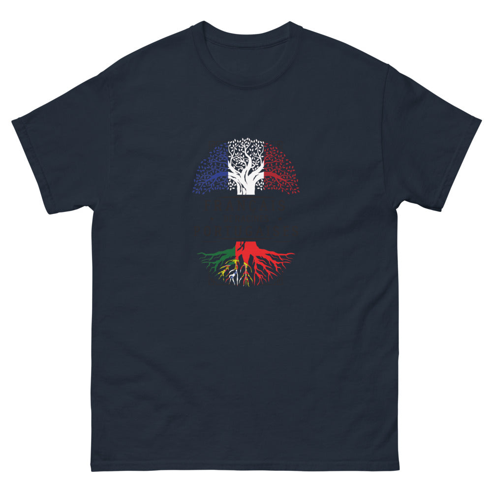 T-shirt Portugal marine - Français de racines portugaises