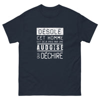 Thumbnail for T-shirt Audois marine - Désolé, cet homme est déjà pris