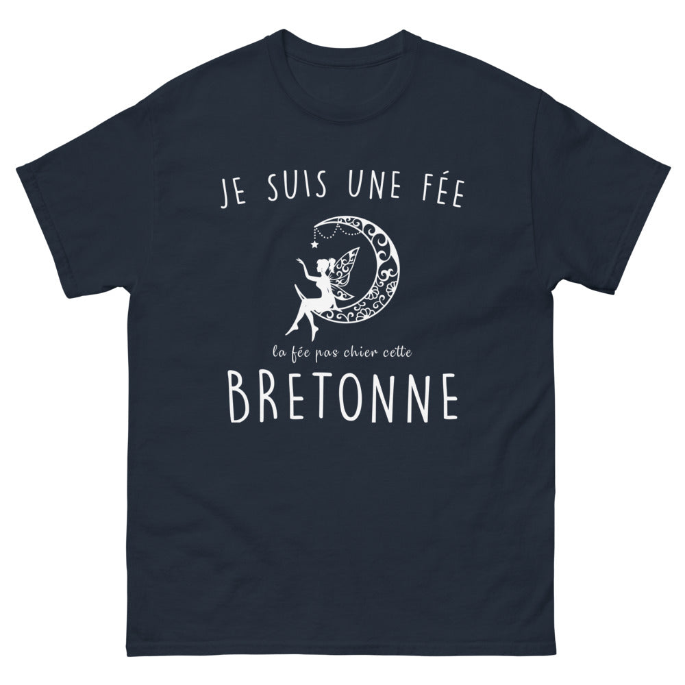T-shirt Bretagne marine - Je suis une Fée, la Fée pas Chier
