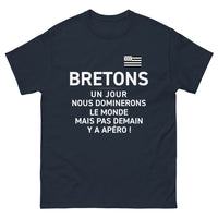 Thumbnail for T-shirt Bretagne marine - Un jour nous dominerons le monde