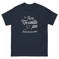Thumbnail for T-shirt anniversaire marine - Je ne vieillis pas, je prends de la valeur