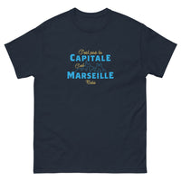 Thumbnail for T-shirt Marseille marine - C'est pas la capitale, c'est Marseille bébé !