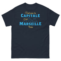 Thumbnail for T-shirt Marseille noir dos - C'est pas la capitale, c'est Marseille bébé