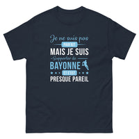 Thumbnail for T-shirt Bayonne marine - Je ne suis pas parfait mais...