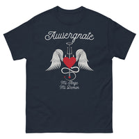 Thumbnail for T-shirt Auvergne marine - Mi-Ange Mi-Démon avec humour