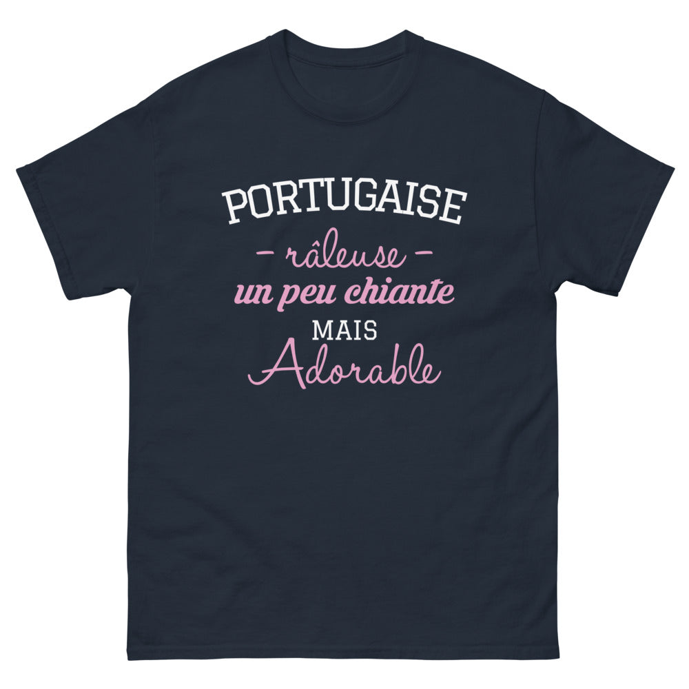 T-shirt Portugal marine - Râleuse mais adorable