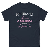 Thumbnail for T-shirt Portugal marine - Râleuse mais adorable