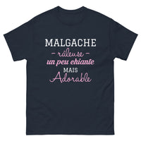 Thumbnail for T-shirt Malgache marine - Râleuse, un peu chiante mais adorable
