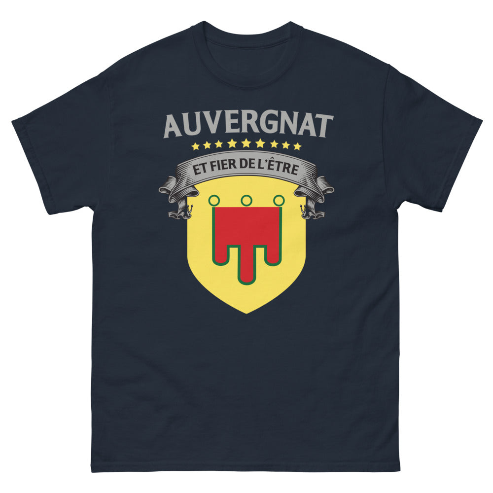 T-shirt Auvergne marine - Auvergnat et Fier de l'Être