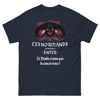 Thumbnail for T-shirt Normand marine - Non à l'enfer, le diable en concurrence