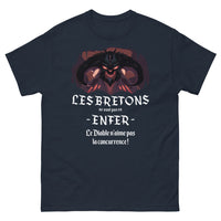 Thumbnail for T-shirt Bretagne marine - Le Diable n'aime pas la concurrence