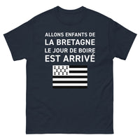 Thumbnail for T-shirt Bretagne marine - Le jour de boire est arrivé